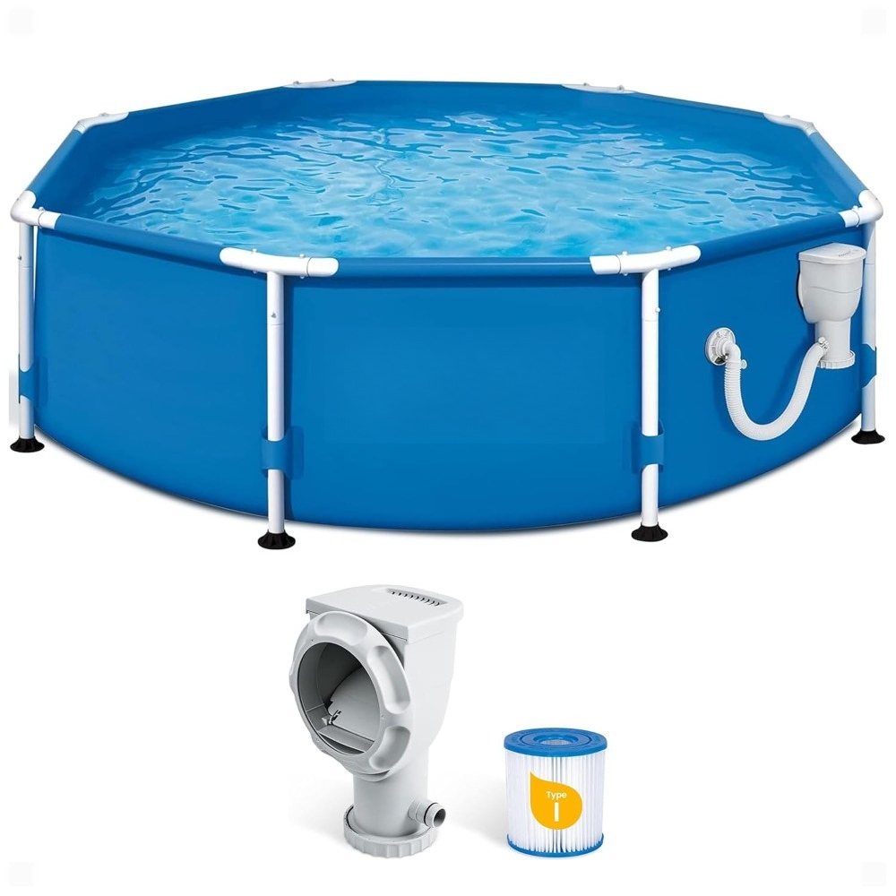 Outdoor Furniture Types - Kolam Renang Bulat di Atas Tanah