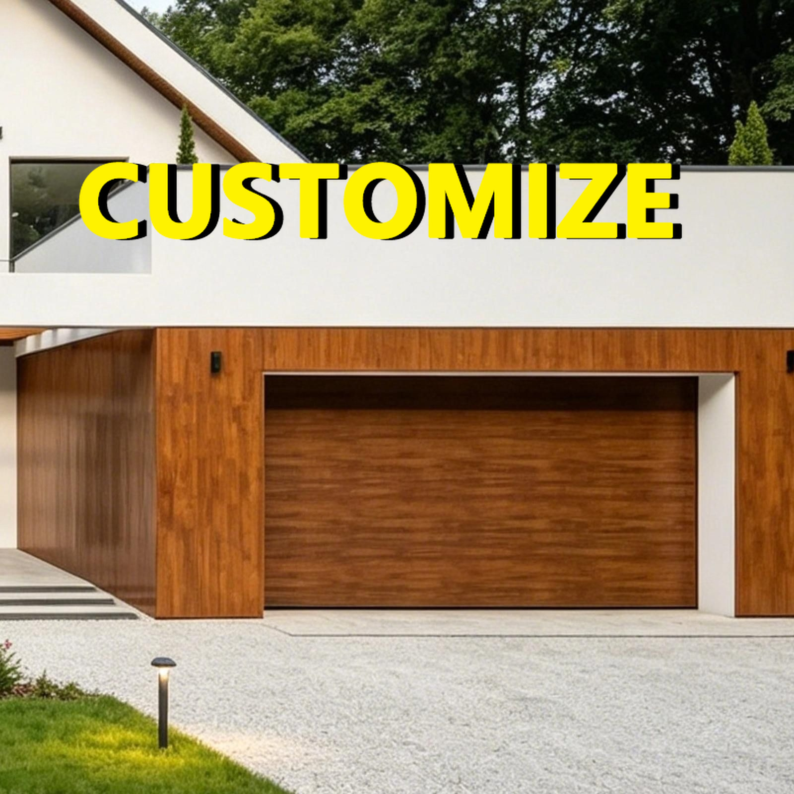 Outdoor Furniture Weatherproof - Pintu Garasi Aluminium Tahan Cuaca Anti