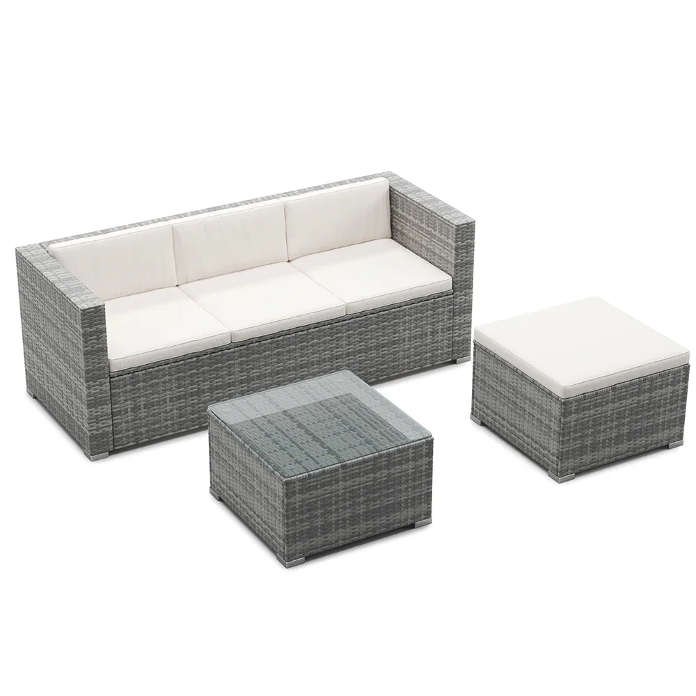 Outdoor Furniture Types - Set Sofa Rotan Baja Santai Taman