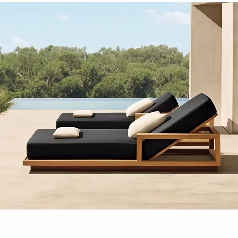 Outdoor Furniture For Sale - Kursi Santai Teak untuk Kolam Renang