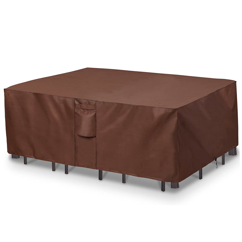 Cokelat 420D Tugas Berat Luar  - Outdoor Furniture Weatherproof ulasan dan harga