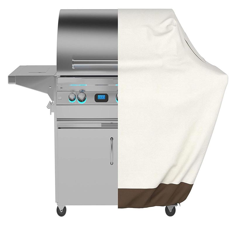 210D BBQ Beige Penutup Panggan - Outdoor Furniture Weatherproof ulasan dan harga