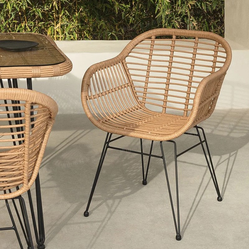 Set Tiga Kursi Santai Anyaman  - Outdoor Furniture Rh ulasan dan harga