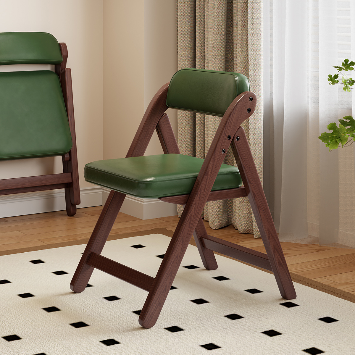 Kursi lipat kayu solid bergaya - Outdoor Furniture For Sale ulasan dan harga