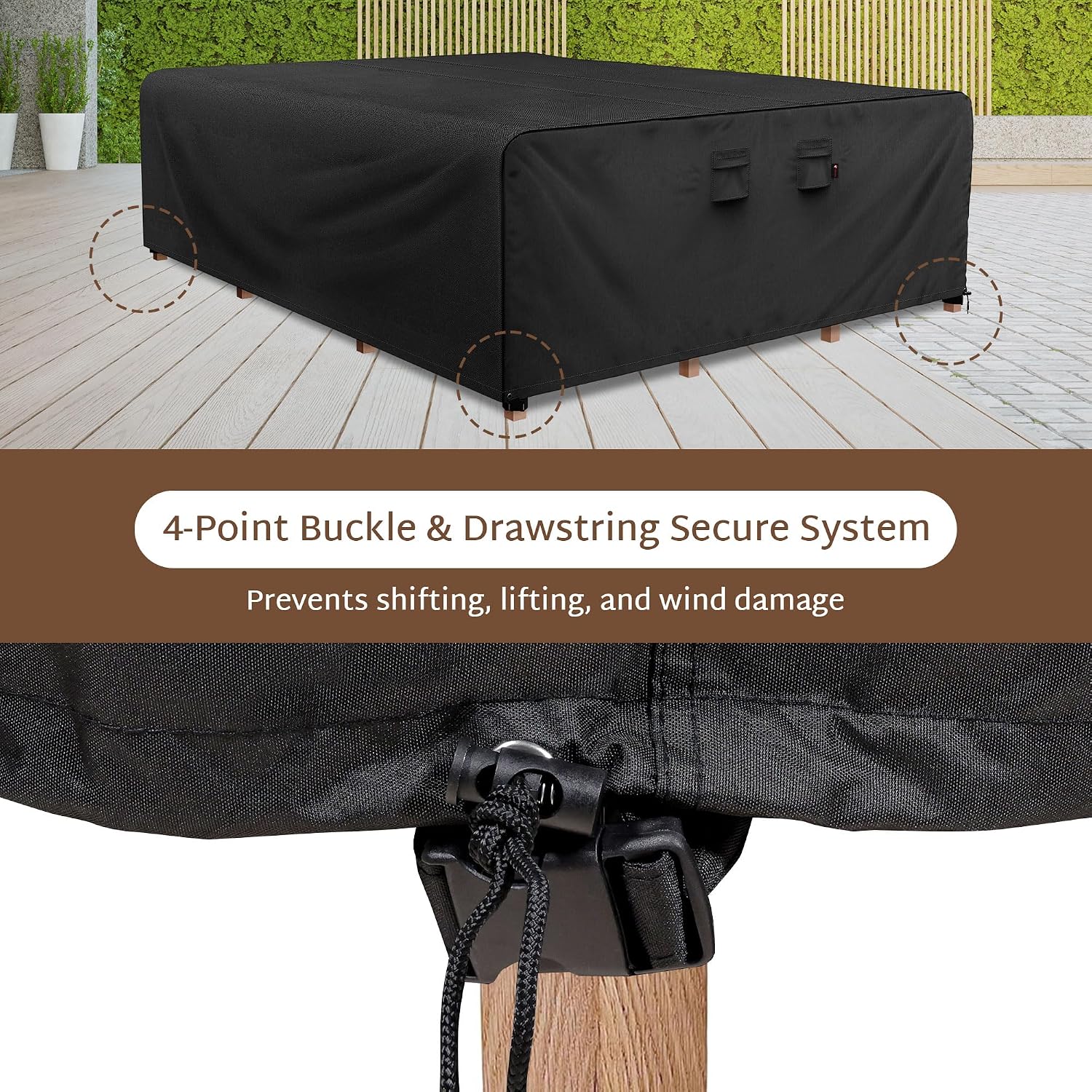 Penutup Meja Teras Luar Ruanga - Outdoor Furniture Weatherproof ulasan dan harga