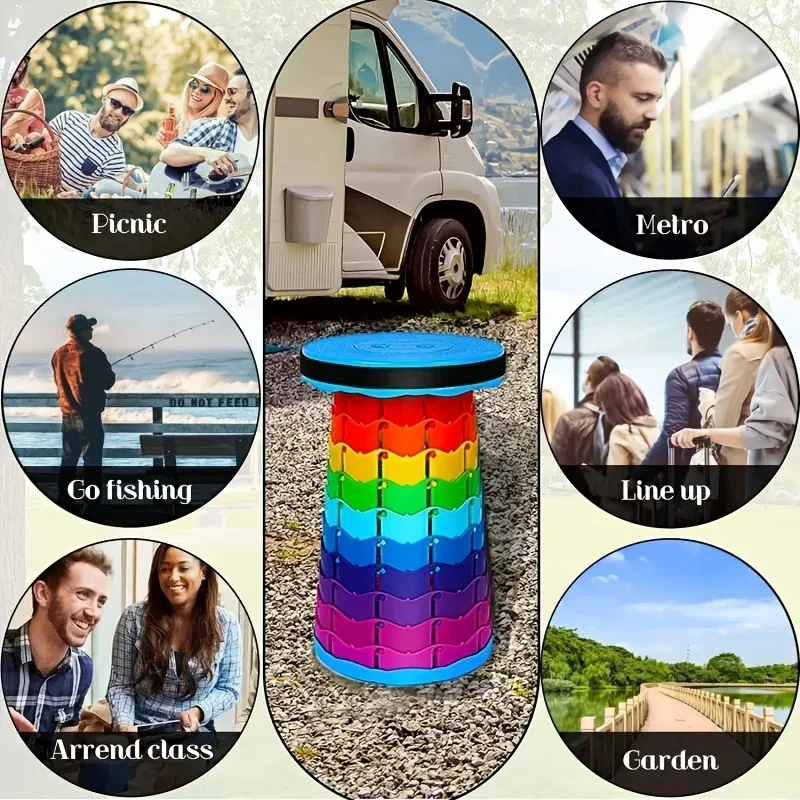 Kursi Lipat Teleskopik Pelangi - Outdoor Furniture In ulasan dan harga