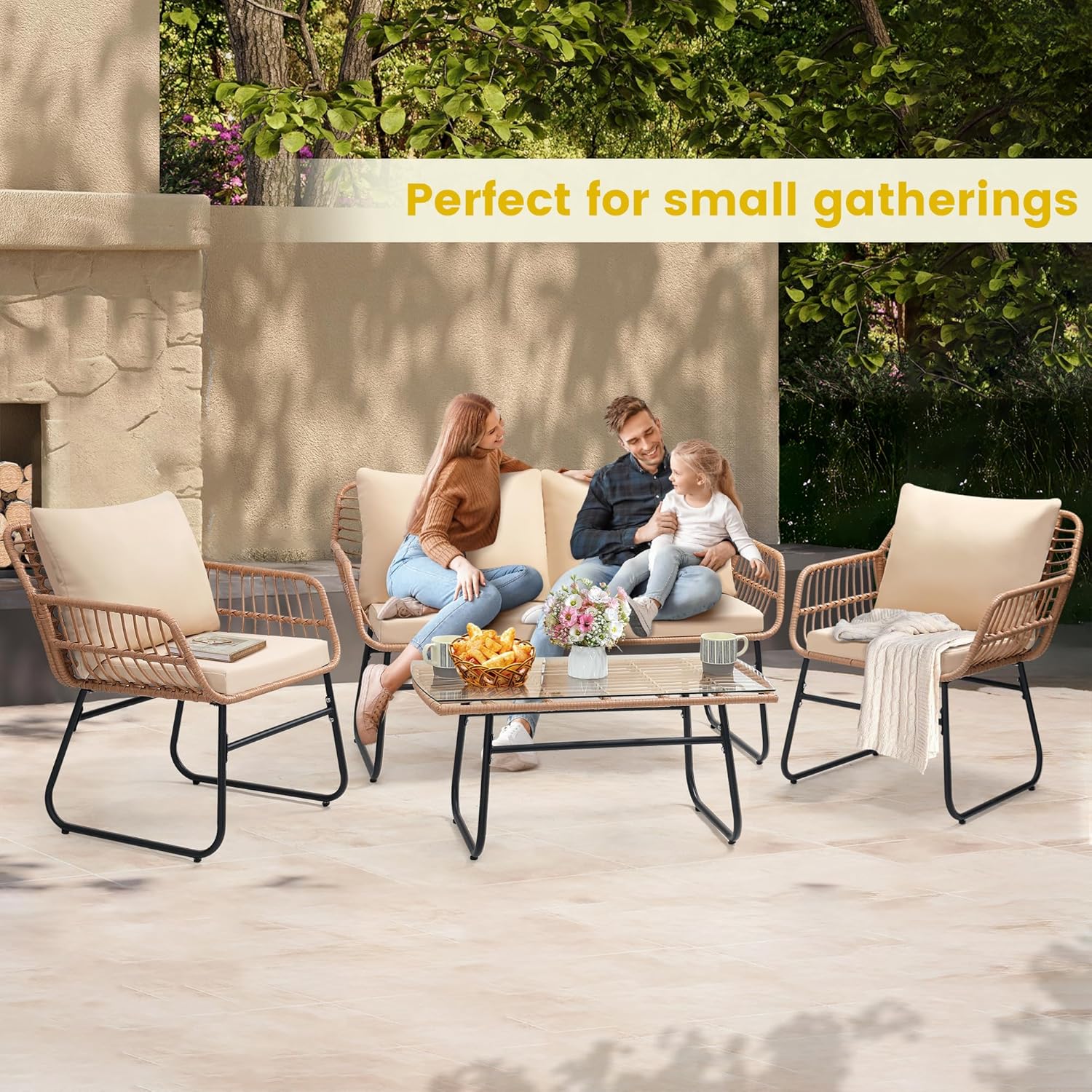 Set Furnitur Luar Ruangan Pati - Outdoor Furniture Rh ulasan dan harga