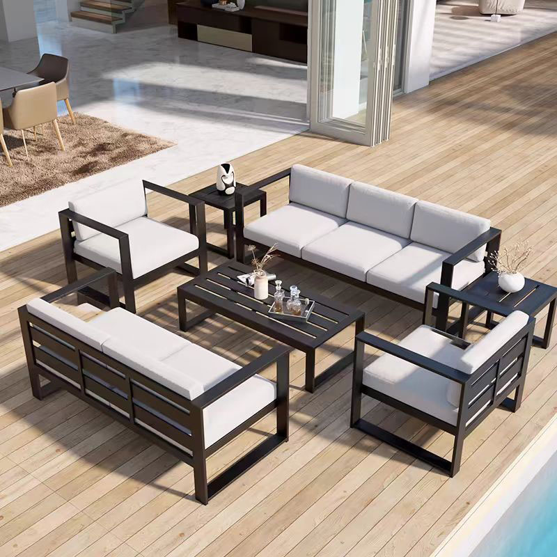 Set Sofa Teras Aluminium Gaya  - Outdoor Furniture For Sale ulasan dan harga