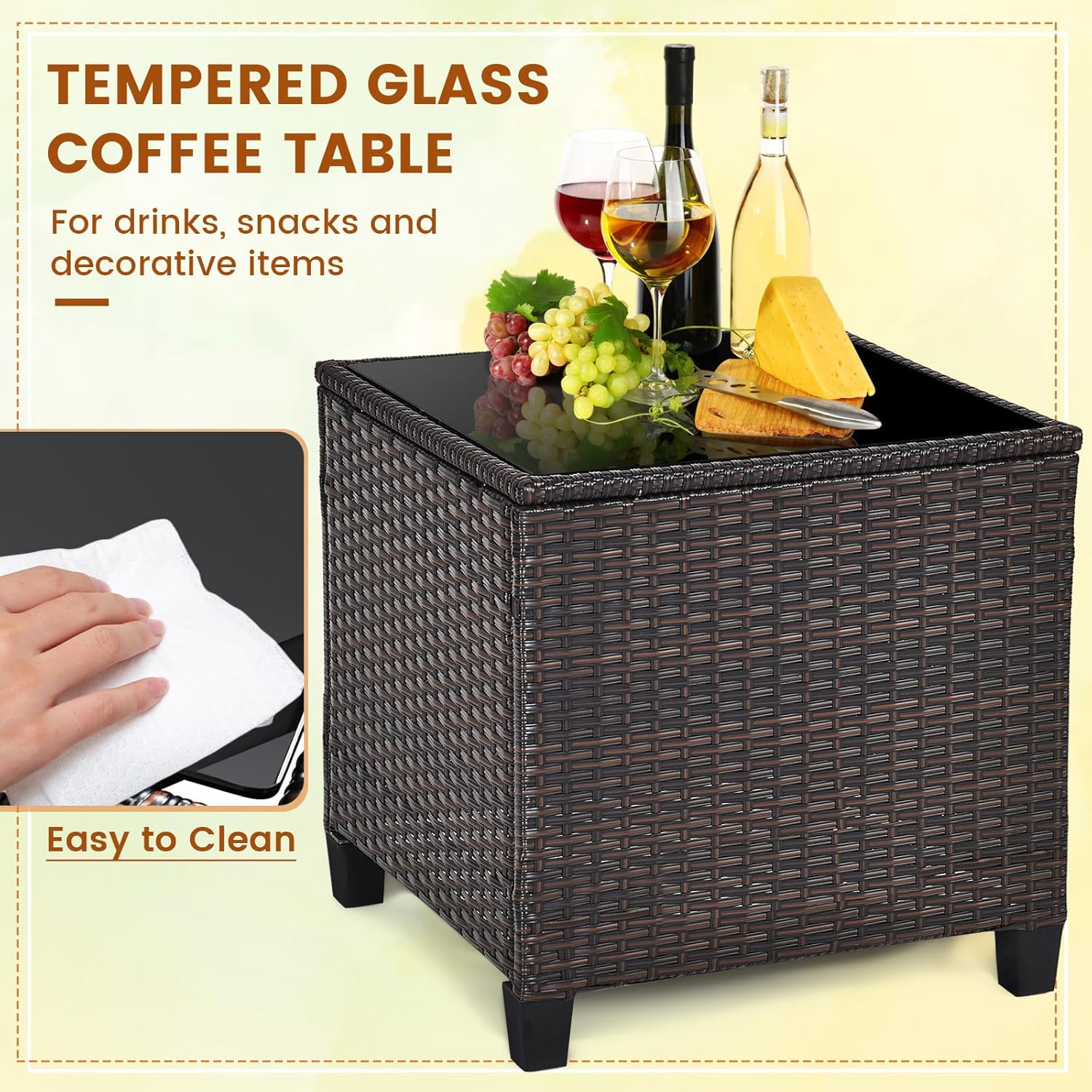 Set bistro luar ruangan 3 bagi - Outdoor Furniture Weatherproof ulasan dan harga